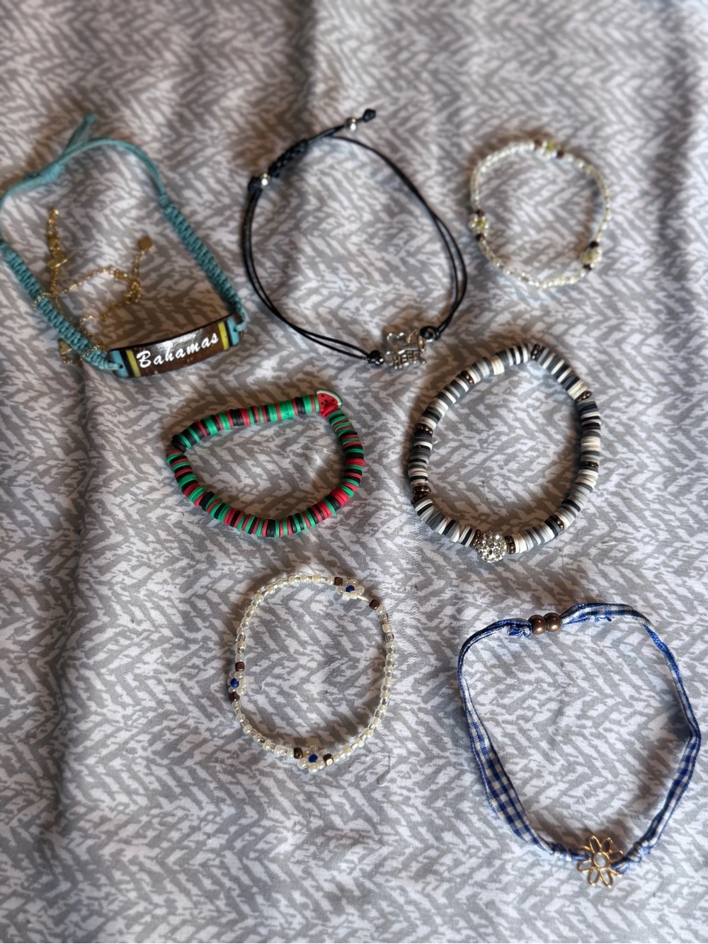 7-Piece Mixed Beaded Friendship Bracelet Bundle | Boho Beach Summer Stack